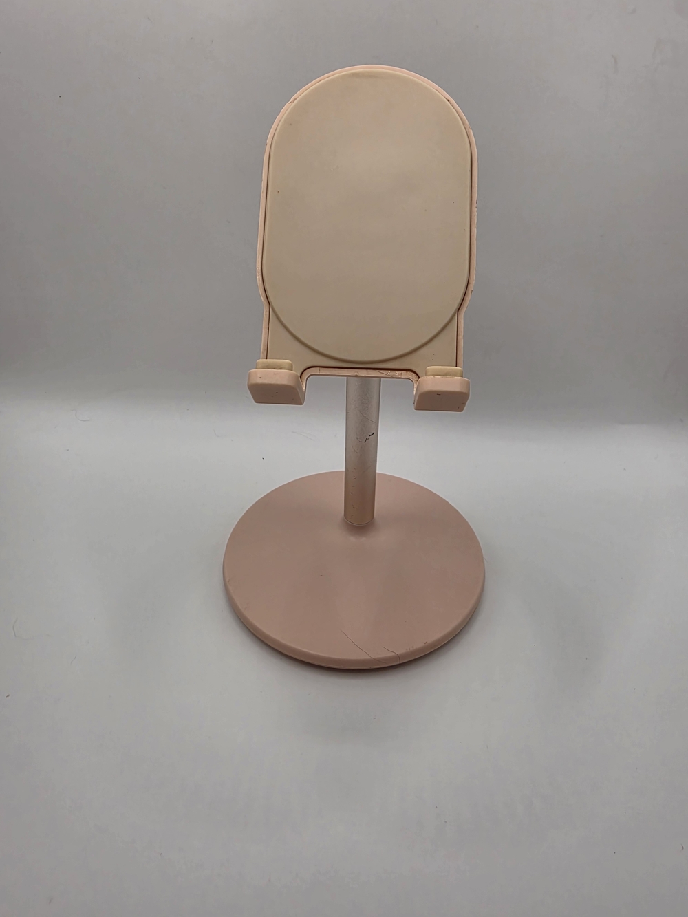 Fancial Stone Adjustable Blush Pink Cell Phone Stand Universal Desktop Holder